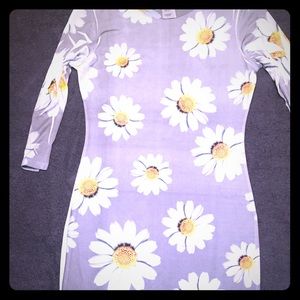 Gray and Daisy Maxi Dress 😊 NEW WITH TAGS😊